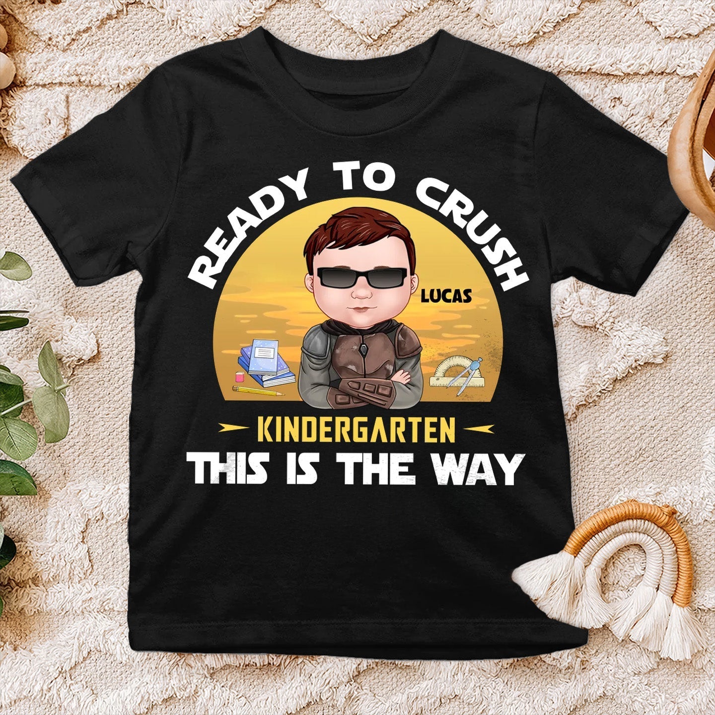 Personalized Kindergarten Shirt Ready to Crush Gift for Kids
