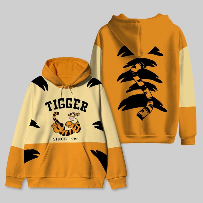 Personalized Winnie the Pooh Hoodie Custom Gift for Fans