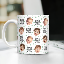 Load image into Gallery viewer, Custom Face Mug with Colored Stars Gift for Dad &amp; Mom
