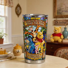 Load image into Gallery viewer, Personalized Winnie the Pooh Tumbler Anniversary Gift for Movie Fans

