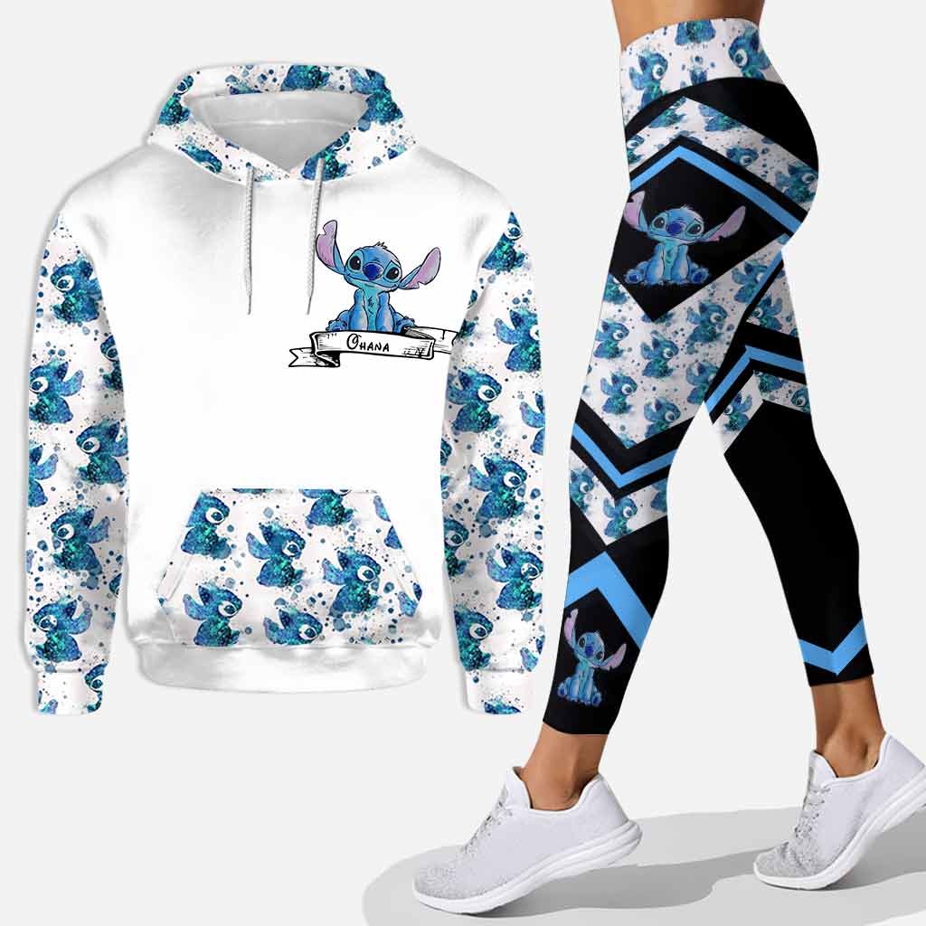 Personalized Ohana Means Family Hoodie and Leggings Set Gift