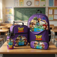 Load image into Gallery viewer, Personalized Toy Story School Backpack Set for Kids - Lunch Bag, Pencil Case &amp; Water Bottle
