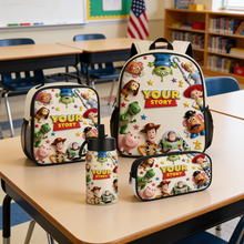Load image into Gallery viewer, Personalized Cartoon-Themed School Backpack Set for Kids
