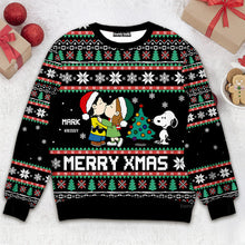 Load image into Gallery viewer, Personalized Merry Christmas Ugly Sweater Gift for Couple
