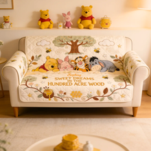 Load image into Gallery viewer, Personalized Quilted Sofa Cover Sweet Dreams Gift for Family
