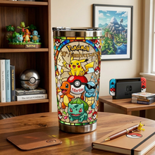Load image into Gallery viewer, Personalized Pokémon 30th Anniversary Tumbler Custom Name Gift for Fans
