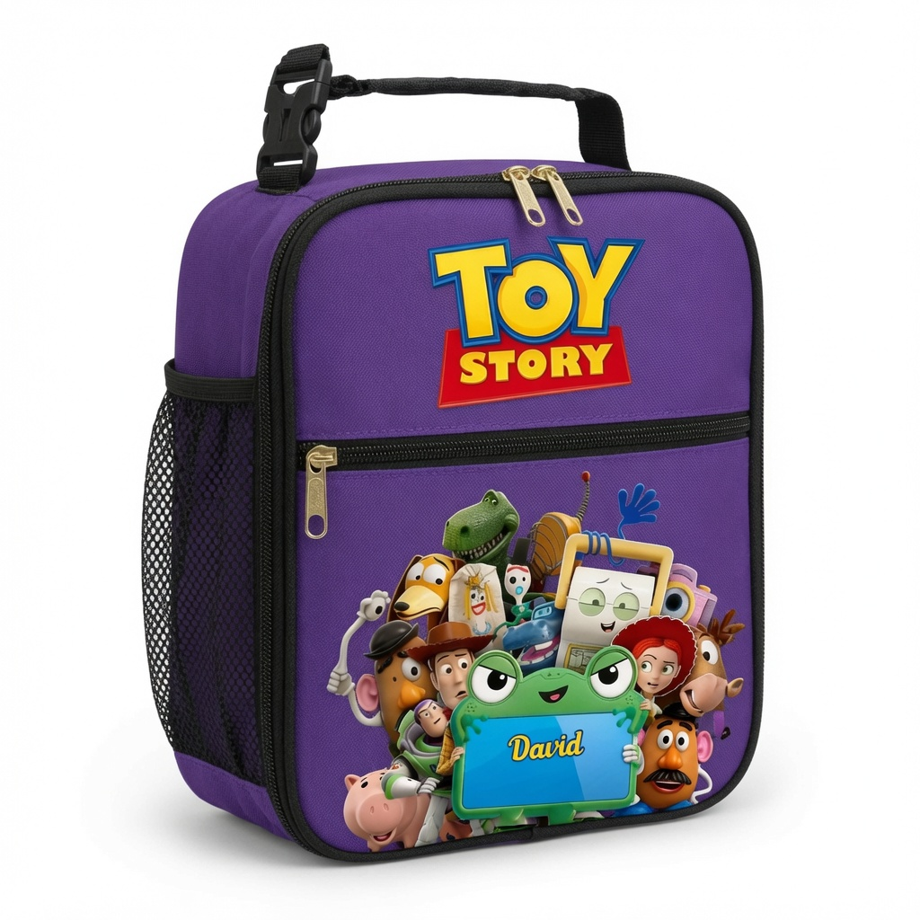 Personalized Toy Story School Backpack Set for Kids - Lunch Bag, Pencil Case & Water Bottle