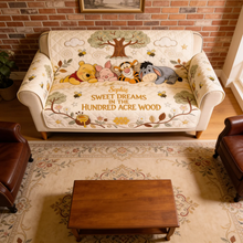 Load image into Gallery viewer, Personalized Quilted Sofa Cover Sweet Dreams Gift for Family
