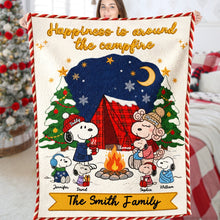 Load image into Gallery viewer, Personalized Camping Blanket for Family Christmas Gift
