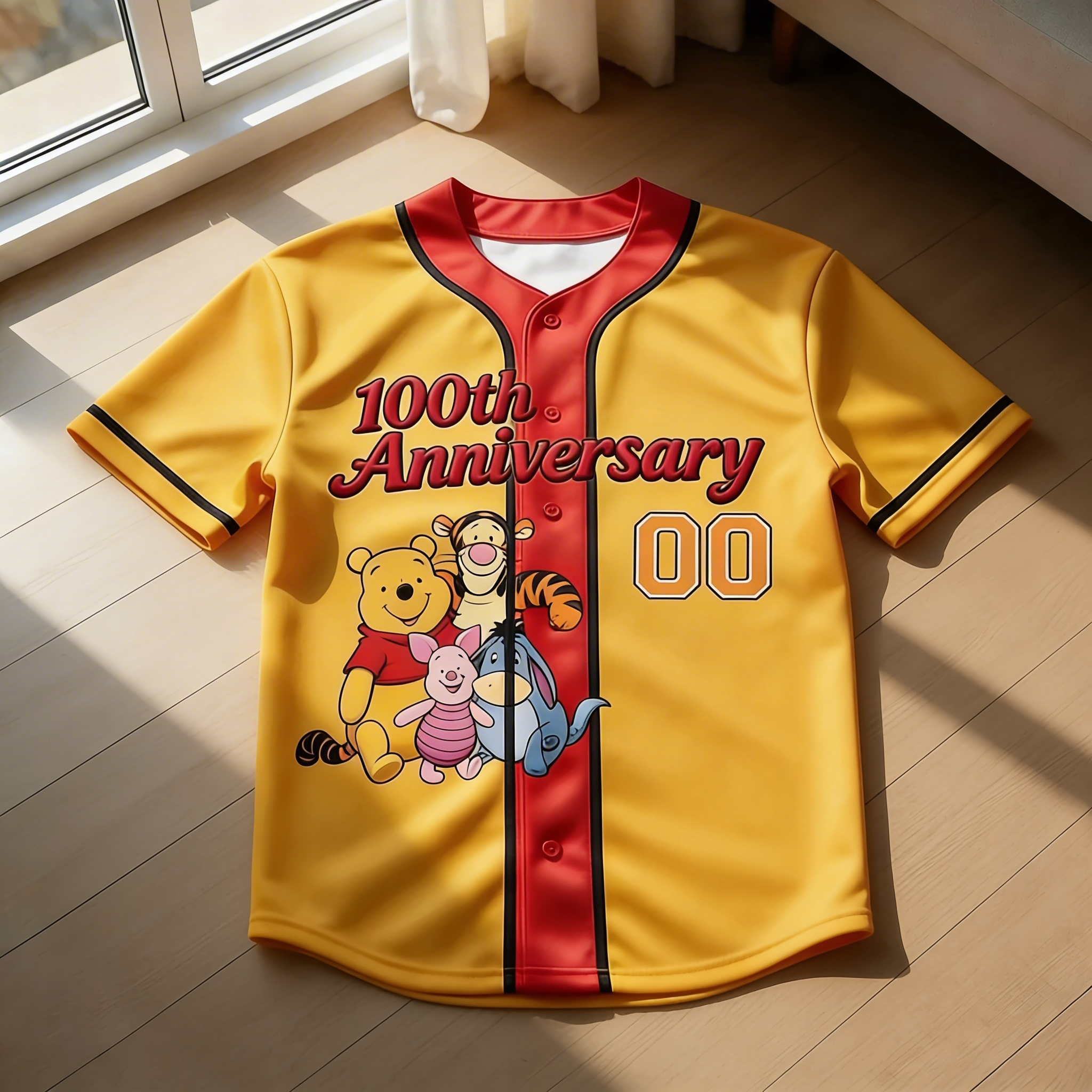 Personalized Kids Baseball Jersey 100th Anniversary Gift for Movie Fans