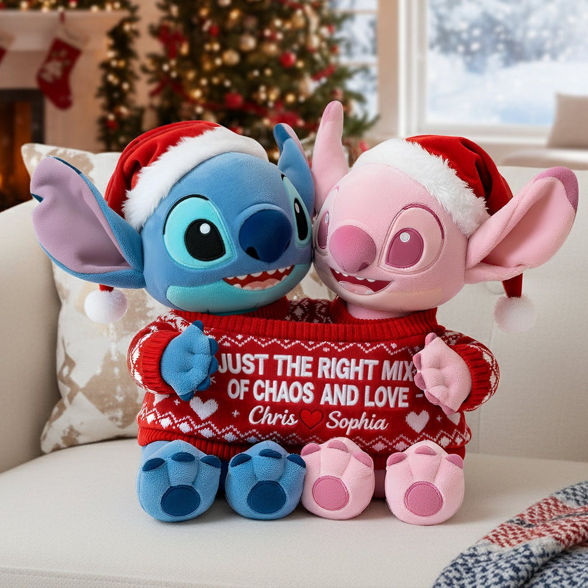 Personalized Custom Shape Pillow Unique Couples Gift Christmas Valentine