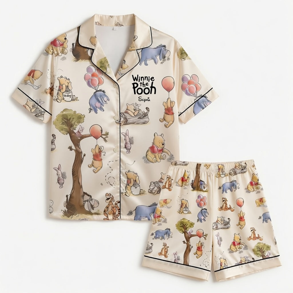 Personalized Winnie the Pooh Pajama Set Gift for Mom | Mother's Day