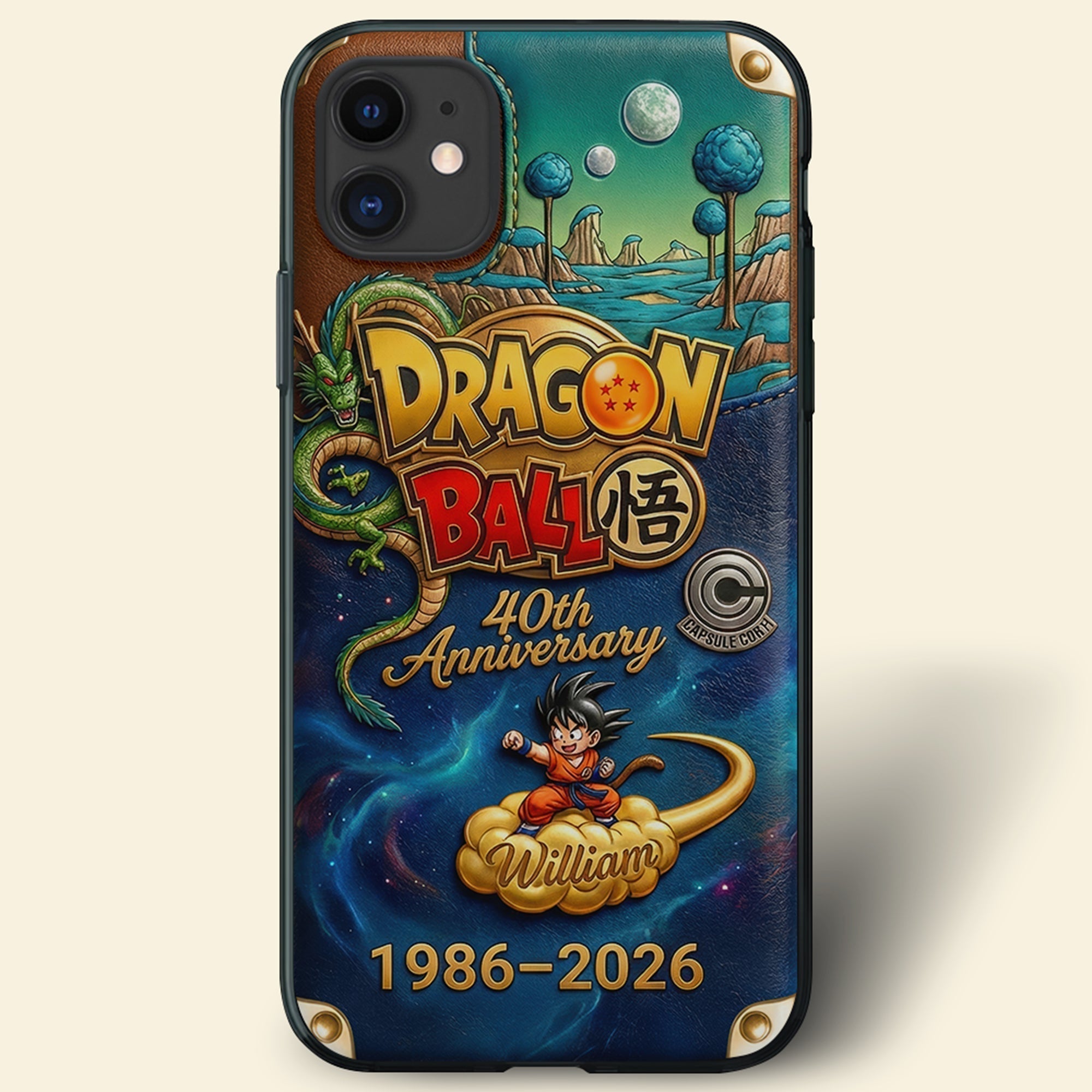 Personalized Dragon Ball 40th Anniversary Phone Case Gift for Movie Fans
