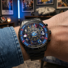 Load image into Gallery viewer, Personalized Galaxy Star Hand Watch Custom Name Gift for Anniversary
