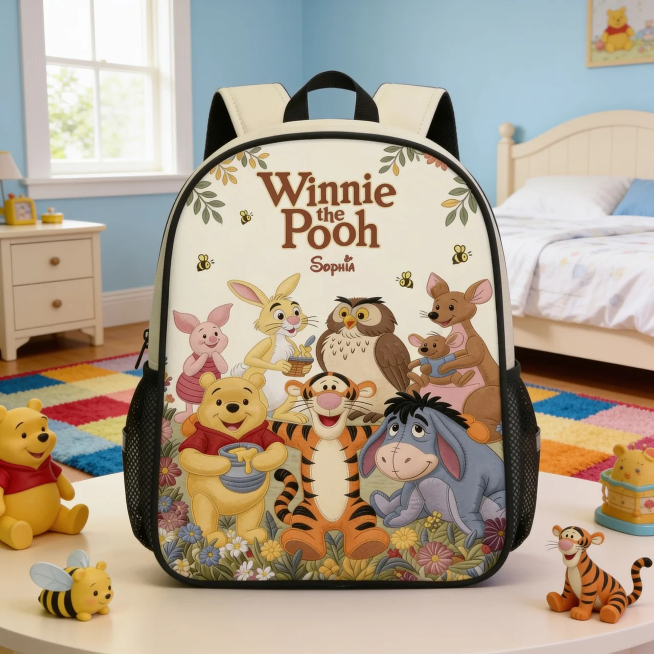 Personalized Winnie the Pooh Backpack Set for Kids - Back to School Gift