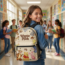 Load image into Gallery viewer, Personalized Winnie the Pooh Backpack Custom Name Gift for Kids
