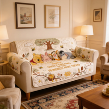 Load image into Gallery viewer, Personalized Quilted Sofa Cover Sweet Dreams Gift for Family
