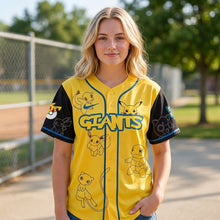 Load image into Gallery viewer, Personalized Pokemon Baseball Jersey Custom Gift for Movie Fans Anniversary
