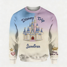 Load image into Gallery viewer, Personalized Disney Trip Vacation All Over Shirt Family Gift
