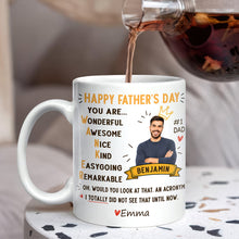 Load image into Gallery viewer, Personalized Dad Acronym Coffee Mug Funny Gift for Father's Day

