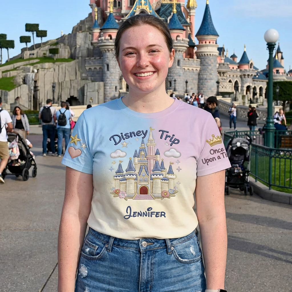 Personalized Disney Trip Vacation All Over Shirt Family Gift
