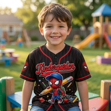 Load image into Gallery viewer, Personalized Spider-Man Baseball Jersey Custom Name Kids Gift Back to School
