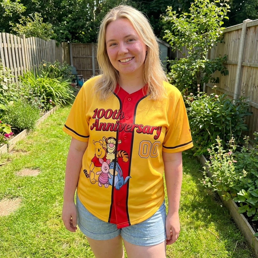 Personalized Kids Baseball Jersey 100th Anniversary Gift for Movie Fans