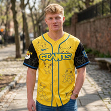 Load image into Gallery viewer, Personalized Pokemon Baseball Jersey Custom Gift for Movie Fans Anniversary
