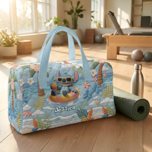 Load image into Gallery viewer, Personalized Summer Vibes Duffle Bag Custom Name Travel Gift
