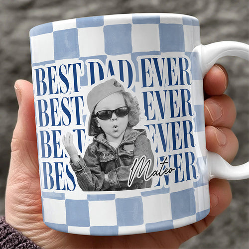 Personalized Vintage Photo Mug Custom Gift for Parents