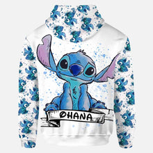 Load image into Gallery viewer, Personalized Ohana Means Family Hoodie and Leggings Set Gift

