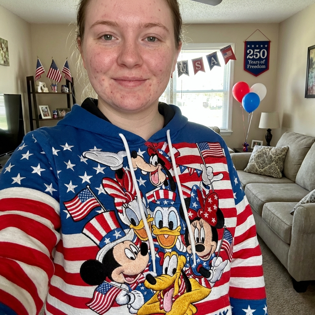 Personalized 250th Anniversary USA Shirt with Disney Characters - Gift for Movie Fans & Families