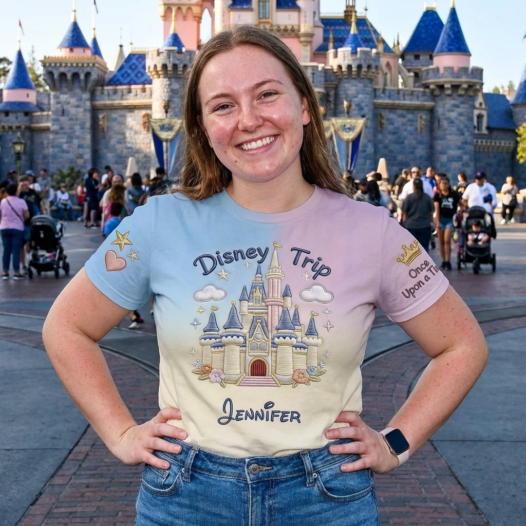 Personalized Disney Trip Vacation All Over Shirt Family Gift
