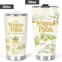 Load image into Gallery viewer, Personalized Winnie the Pooh 100th Anniversary Tumbler Gift for Movie Fans

