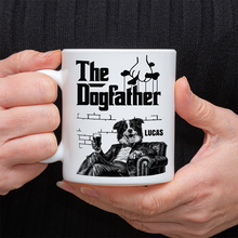 Load image into Gallery viewer, Personalized Dog Father Mug Custom Photo Gift for Dad
