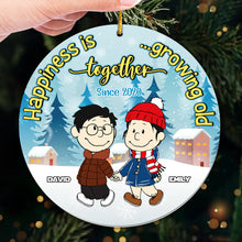 Load image into Gallery viewer, Personalized Acrylic Ornament for Couples Happiness Together Christmas Gift
