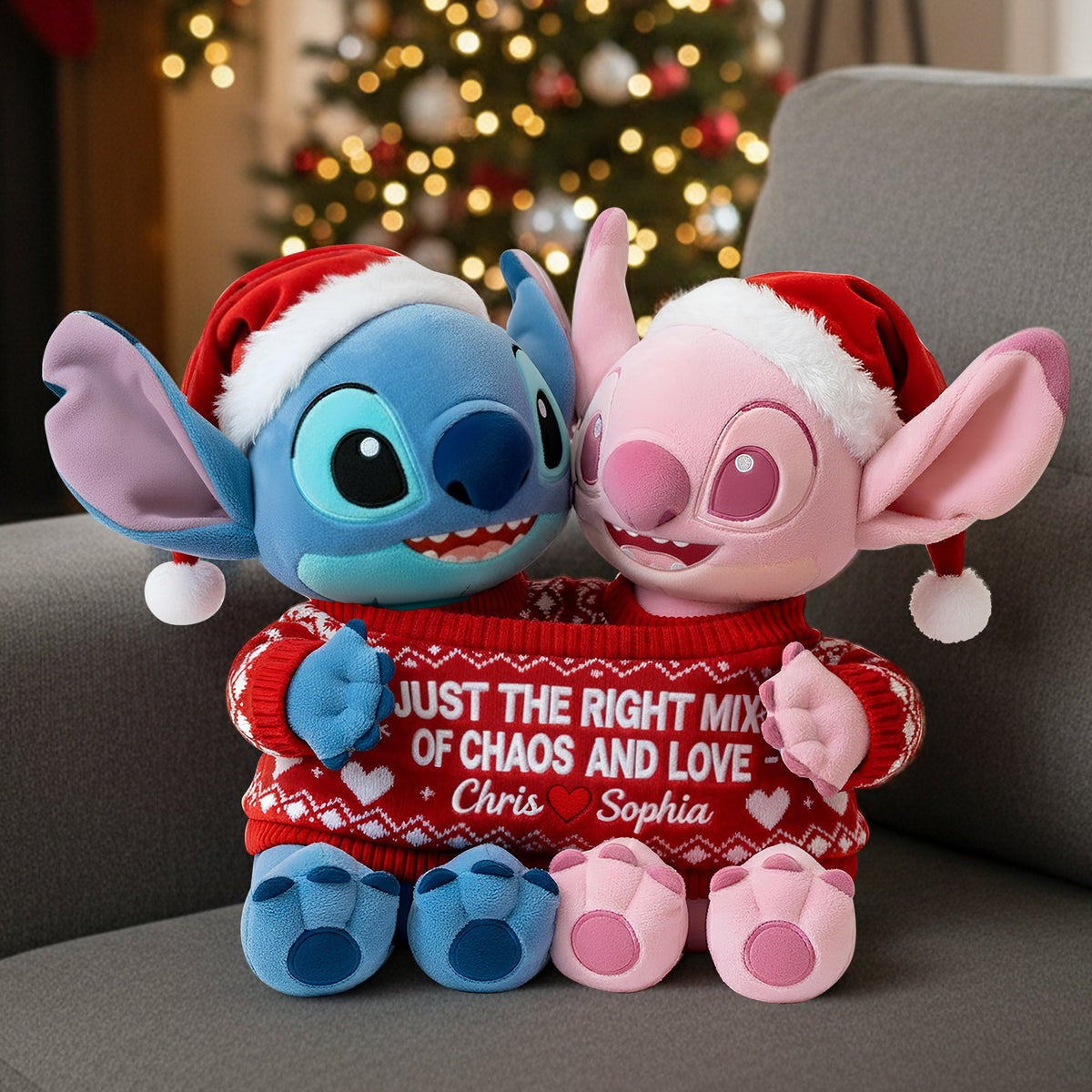 Personalized Custom Shape Pillow Unique Couples Gift Christmas Valentine