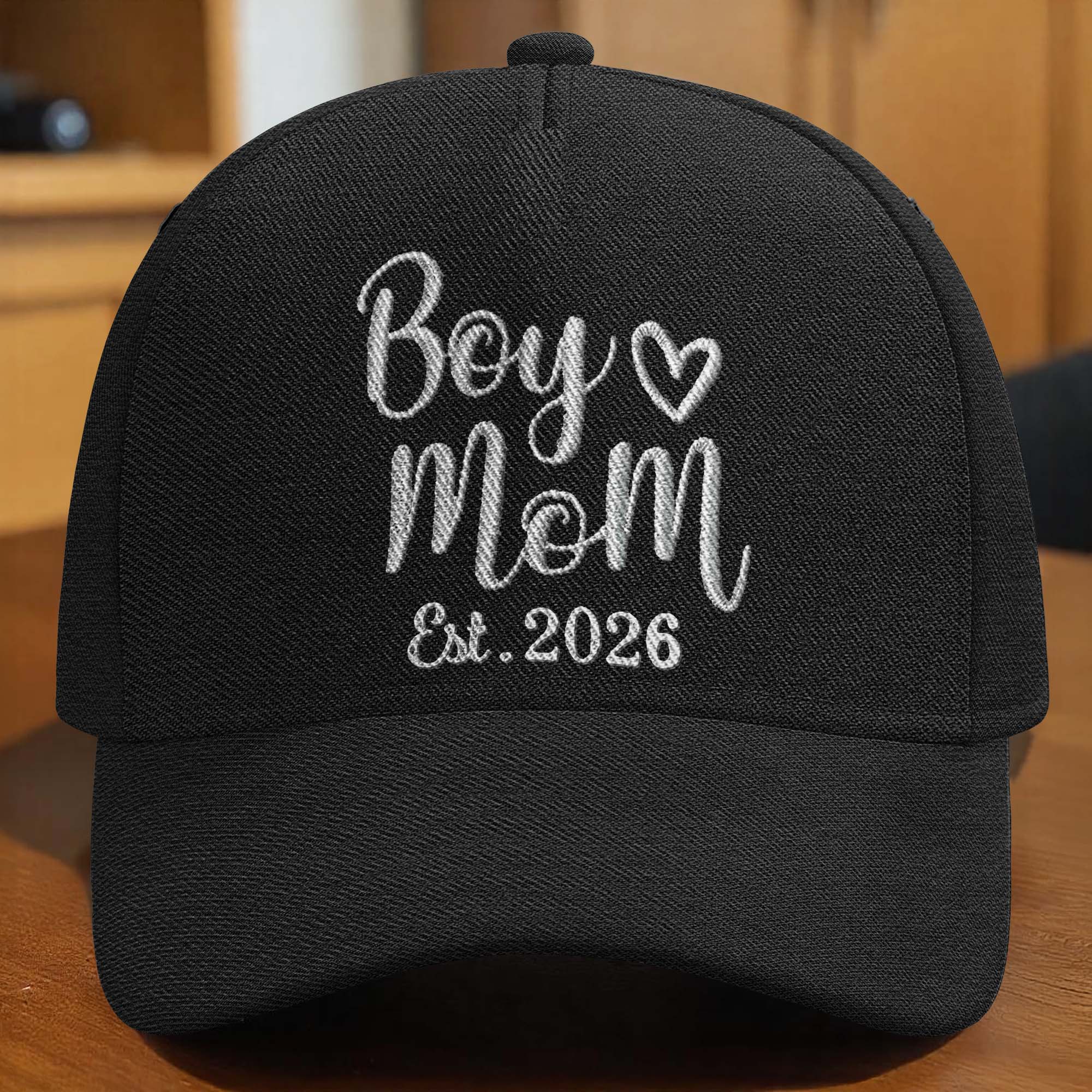 Personalized Classic Cap for Boy Mom with Custom Year Gift