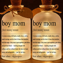 Load image into Gallery viewer, Personalized Short Bottle Light for Boy Mom Custom Gift
