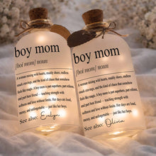 Load image into Gallery viewer, Personalized Short Bottle Light for Boy Mom Custom Gift
