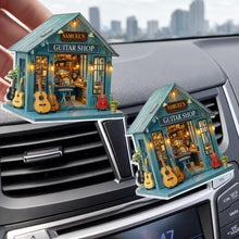 Load image into Gallery viewer, Custom Guitar Shop Car Vent Clip Personalized Gift for Dad
