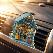 Load image into Gallery viewer, Custom Guitar Shop Car Vent Clip Personalized Gift for Dad
