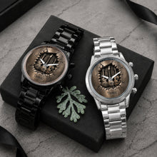 Load image into Gallery viewer, Personalized 3D Guitar Design Men's Watch Custom Name Gift

