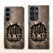 Load image into Gallery viewer, Personalized Clear Phone Case Custom Name Music Lover Gift
