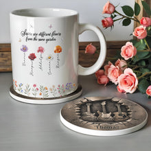 Load image into Gallery viewer, Personalized Ceramic Coaster with 3D Guitars Gift for Music Lovers
