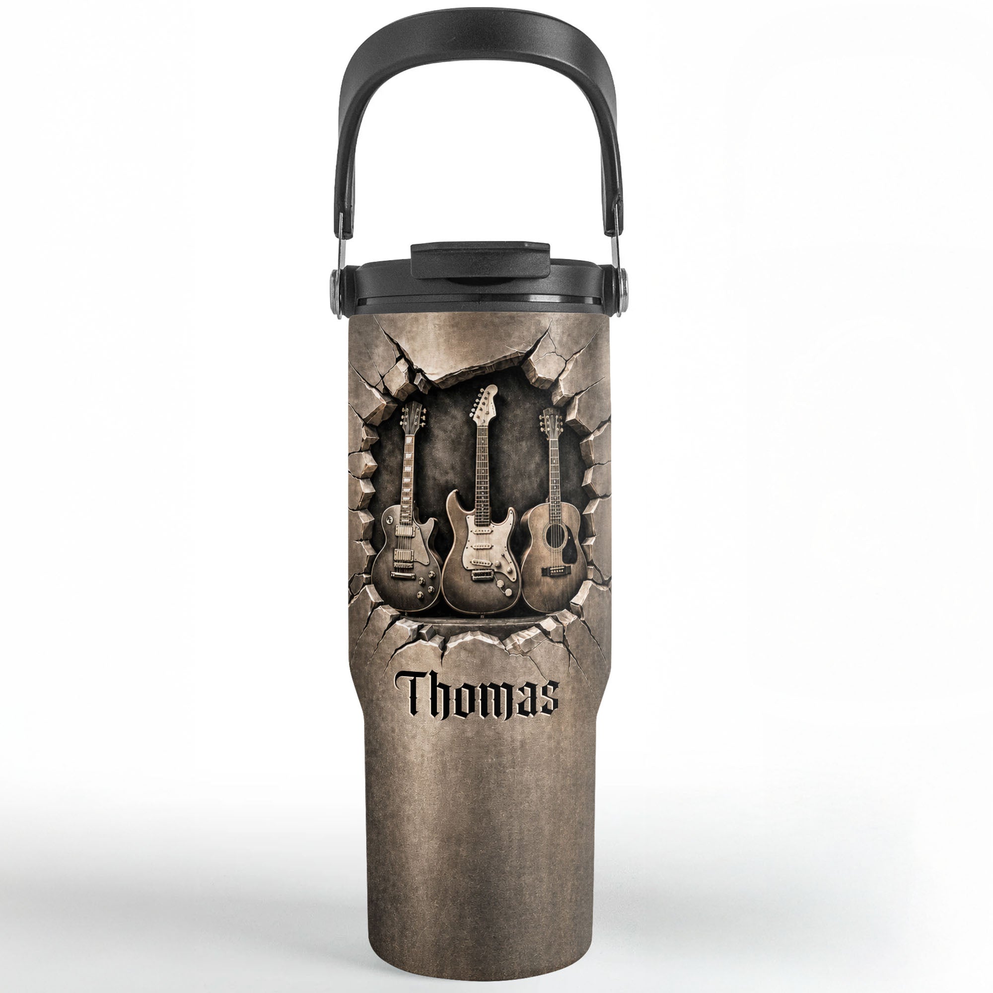 Personalized 30oz Tumbler for Music Lovers Custom Name Gift