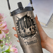 Load image into Gallery viewer, Personalized 30oz Tumbler for Music Lovers Custom Name Gift
