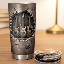 Load image into Gallery viewer, Personalized 20oz Stainless Steel Tumbler Custom Music Gift
