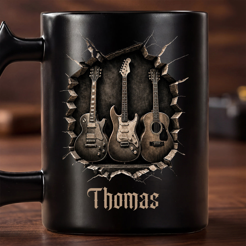 Personalized Wrench Handle Coffee Mug Custom Gift for Dad