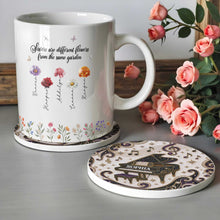 Load image into Gallery viewer, Personalized Ceramic Coaster Custom Music Design Gift for Music Lovers
